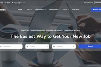 build job board website, staffing agency, hr consulting, recruitment website