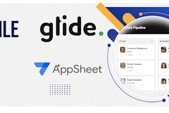 develop a mobile app with glide app and appsheet, flutterflow booking app