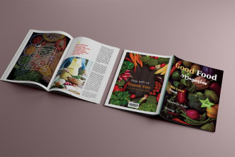 design professional magazine, catalog, prospectus and book layout