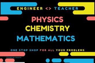 do online tutoring of chemistry and physics