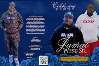 design elegant funeral and obituary programs