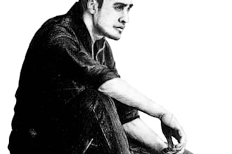 draw charcoal portrait and artistic designs
