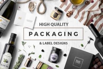 do label design, product design, cosmetic label, food label, pouch label