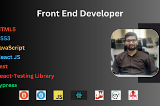 make HTML5, css3, javascript, react js based responsive website