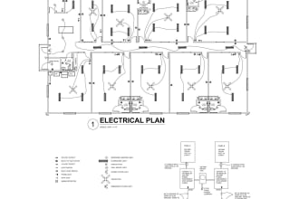 draw and design electrical plan, plumbing and mep drawings