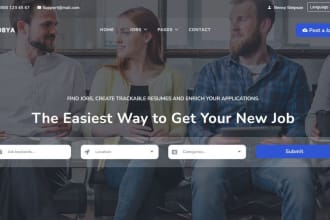 design recruitment website, staffing website, job agency job board staff