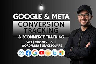 set up google ads conversion tracking for wordpress, shopify, wix, spacesquare