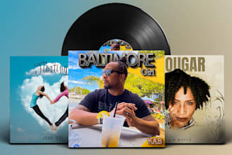 design unique albums, podcasts, mixtapes, singles, and cd cover