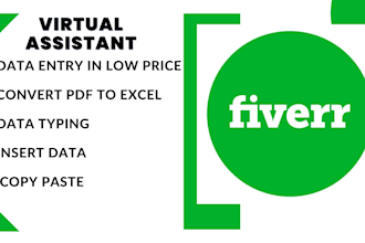 do data entry in low price and copy paste
