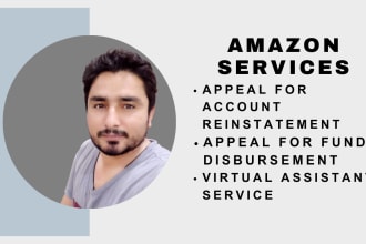 write an appeal letter for amazon suspended account