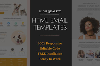 design responsive HTML email template