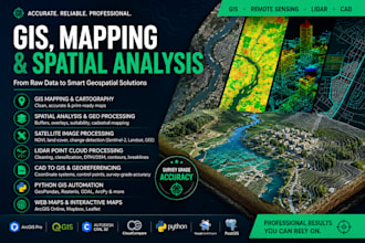 do gis mapping, remote sensing, and lidar point cloud analysis