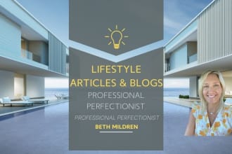 write your lifestyle blog or newsletter content, including mailchimp integration