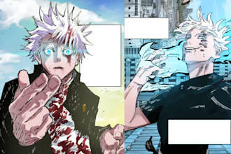 color your illustration, comic, or manga panel