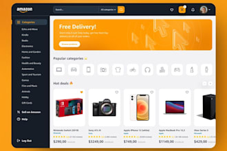 design an ecommerce website like amazon