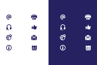 design a clean vector icons
