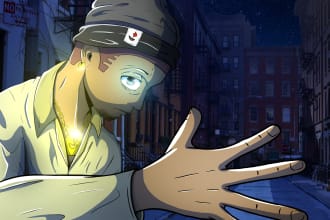 hand draw an album or mix tape cover