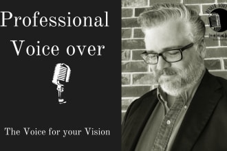 deliver a voice over for a political ad