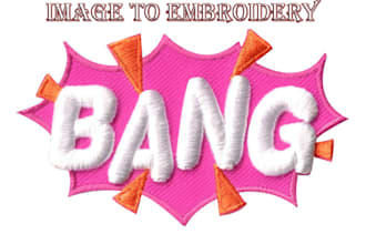 do professional 3d puff logo embroidery digitizing fast to dst pes emb