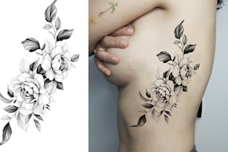 Big Deals!  do floral and minimalist tattoo design