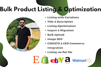 do product upload on ebay amazon bulk product listing on shopify walmart etsy