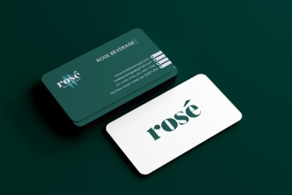 design stylish stunning business card within 24 hours