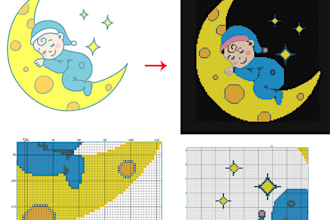create a perfect cross stitch pattern from any image