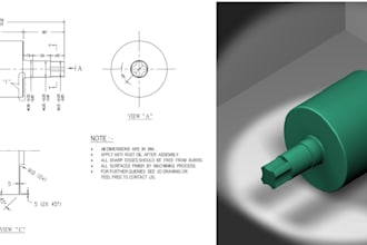 design mechanical or industrial 2d drawings and 3d designes