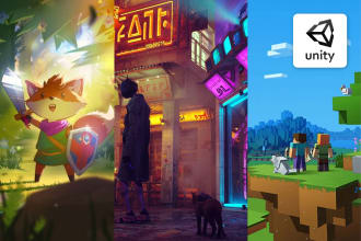 do unity development and c sharp coding for mobile and pc games