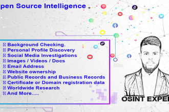 be your osint investigator