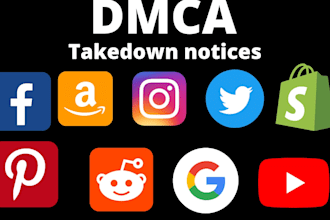 remove illegal and copyright violating content under dmca