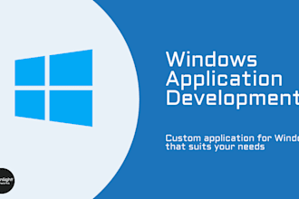 develop a custom application for windows