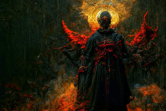 create a mesmerizing metal album cover for your metal band