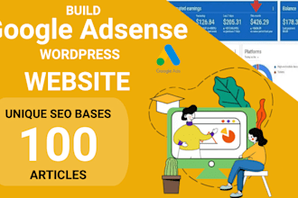 design adsense approved wp niche site with guarantee