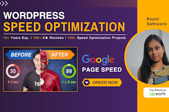 get wordpress site speed optimization on google page speed
