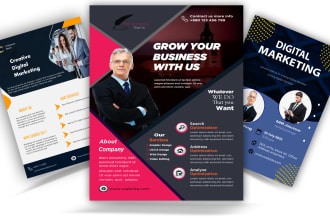 design a professional corporate business flyer