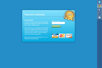 create a simple website landing page