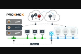 configure the proxmox cluster and networking