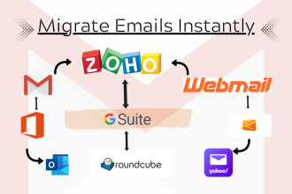 do email migration g suite, office365, zoho without downtime
