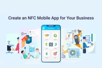 create digital business card, nfc reader, qr smart card tag, popl clone app