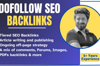 build dofollow SEO backlinks for google top rankings