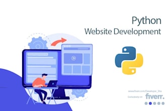 develop nodejs and python web application