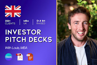 create an investor pitch deck presentation for your business