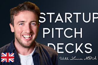 design an investor pitch deck presentation PPT for your startup