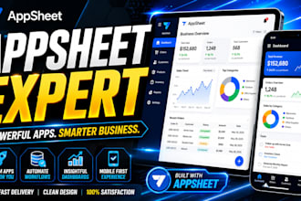 develop a custom appsheet app from your excel or google sheets