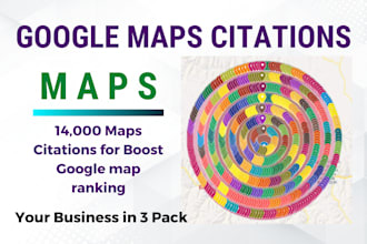 do 15000 google maps citations for gmb ranking and local seo