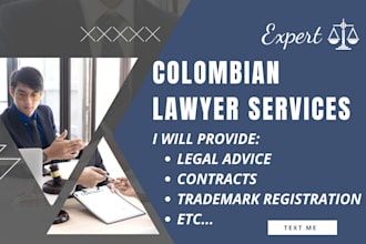 provide legal advice, documents, contracts, trademark registration, etc