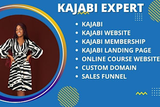 Review  design kajabi website, kajabi landing page, kajabi sales funnel on kajabi