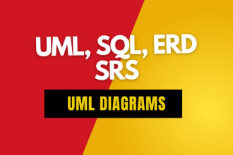 do your urgent  erd, sql database, srs, and uml diagrams