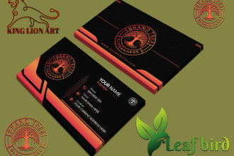 provide custom business card design in 6 hrs